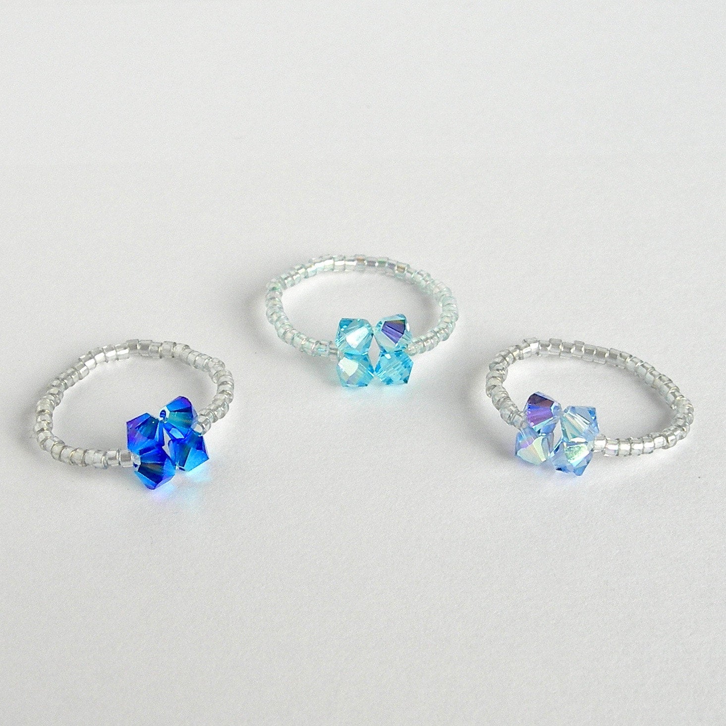 Adjustable Color Crystal Ring | Adjustable Elastic Ring Women | Elastic  Colorful Rings - Rings - Aliexpress